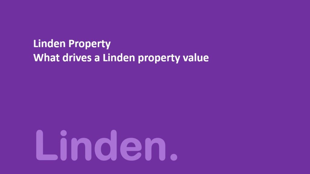 Linden property valuation. Estate agent Linden